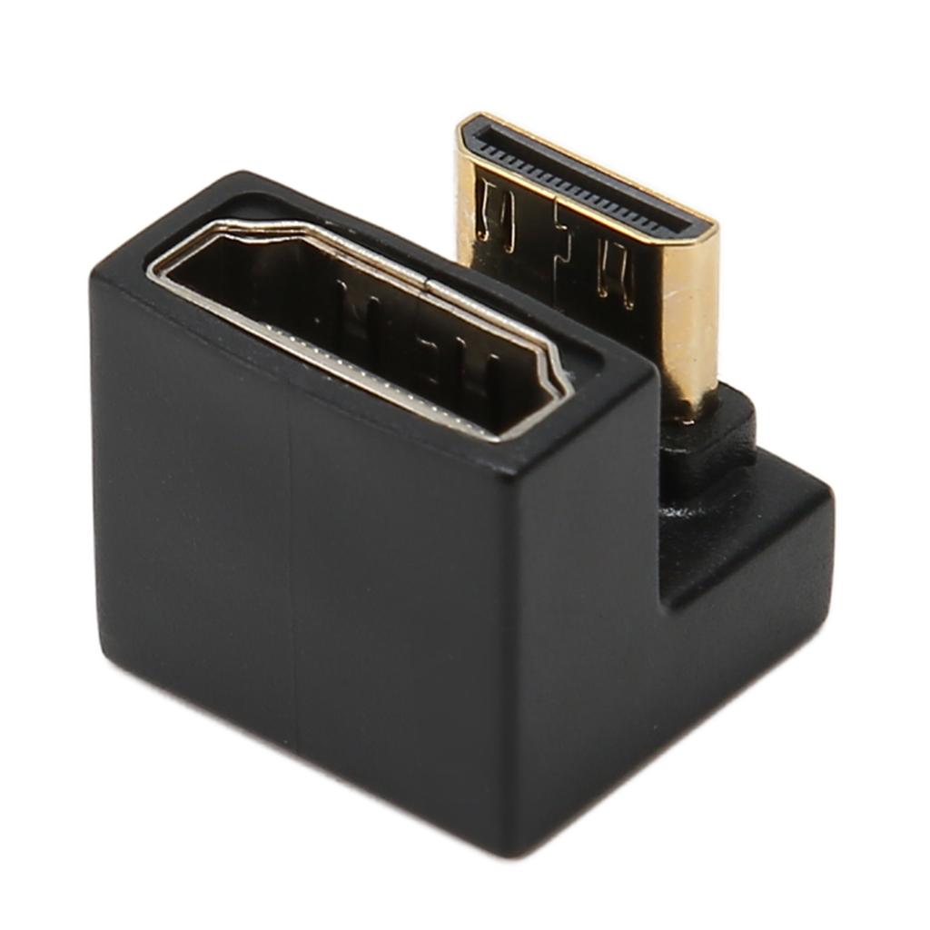 Mini HD to HD Adapter U Shaped Male to Female 8K 60Hz 4K 120Hz 48Gbps Mini HD to HD Converter for PC TV Projector