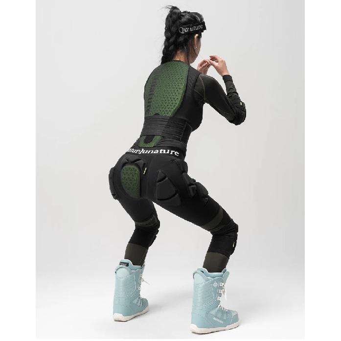 Qunature Ski Hip Protector Pants Prevention Pad Safety Ski Hip Protector Snowboard Sports Hip Protective Gear Shock-absorbing