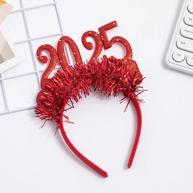 1pc New 2025 Christmas Headband Decoration Creative Headband Christmas Party Decoration Photography Christmas Decoration Props