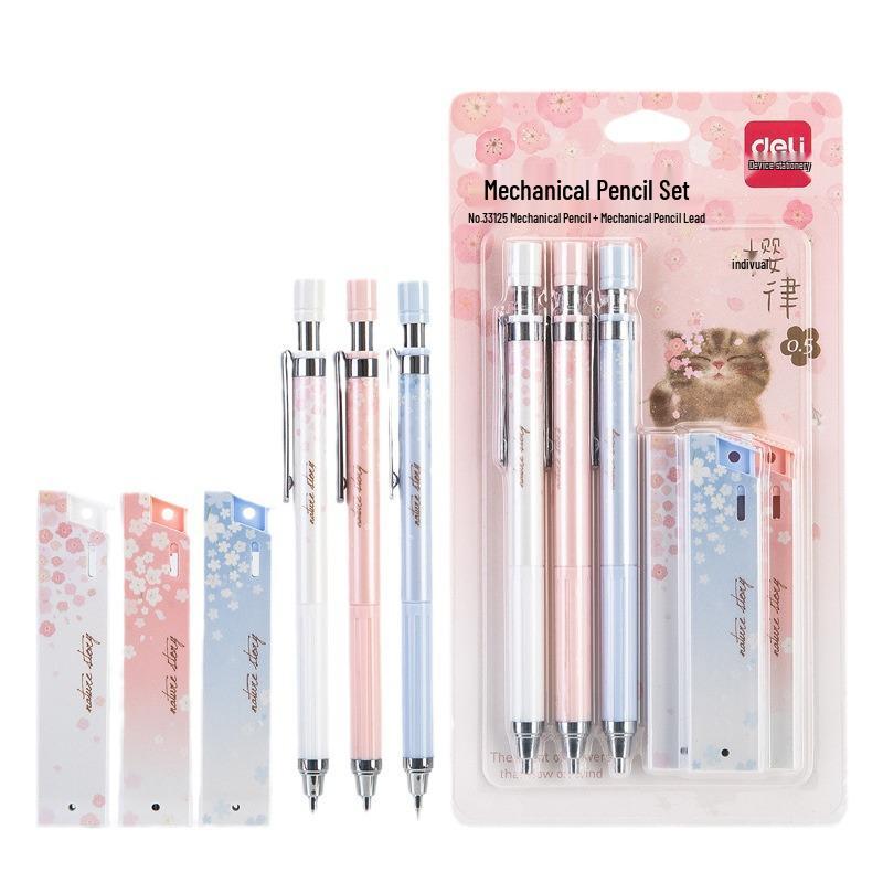 Yinglv Breakage-Proof Mechanical Pencil Set - Cute, High-Value Styles for Students (0.5 & 0.7 mm)
