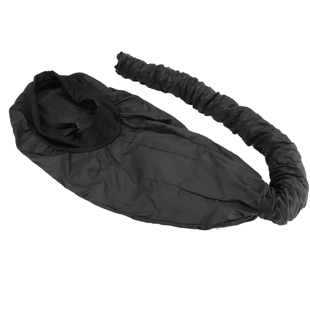 Przenośny czepek do suszenia włosów Duży czepek z wentylacją do głębokiej odżywki i zabiegu olejowego Czarny