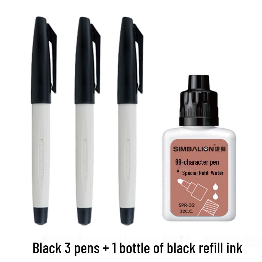 Taiwan Lion 88 Refillable Fine Tip Red Fineliner Marker Pen