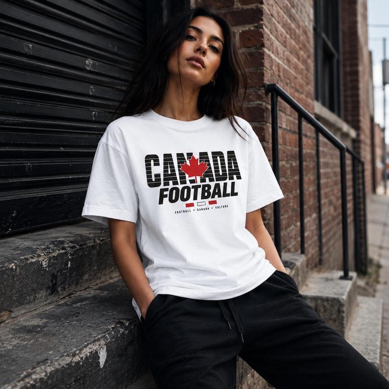 Canada Football Shirt, Vintage Football Tee, Retro Canada Football Culture T-Shirt, Fan Shirt, World Cup Streetwear Tee, Football Fan Gift XL