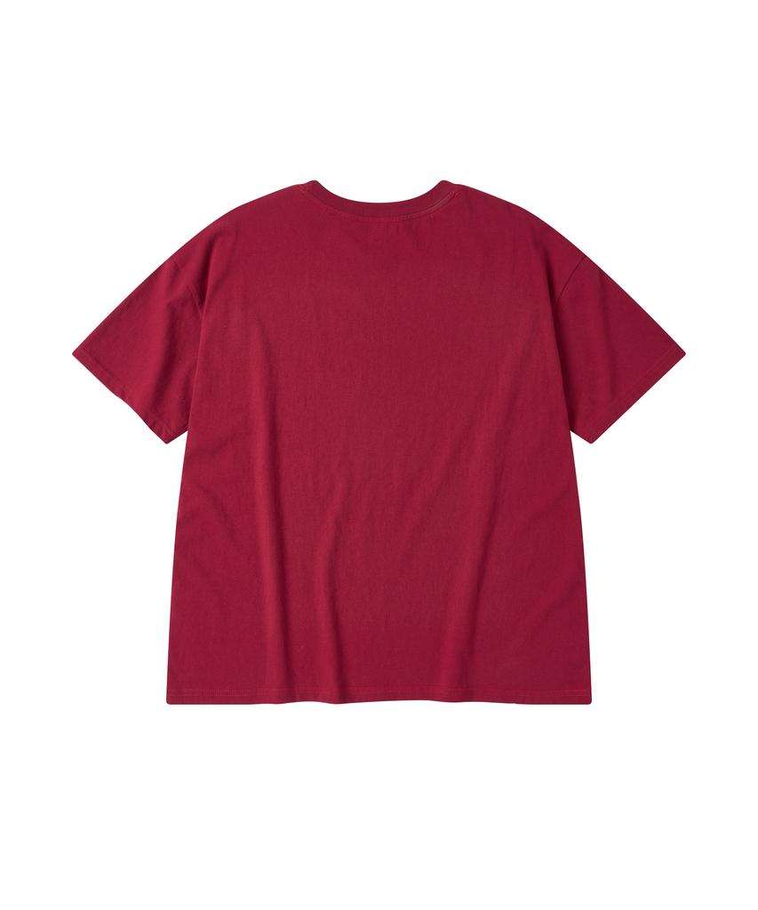 AMOU Molly Star Half T-Shirts Red