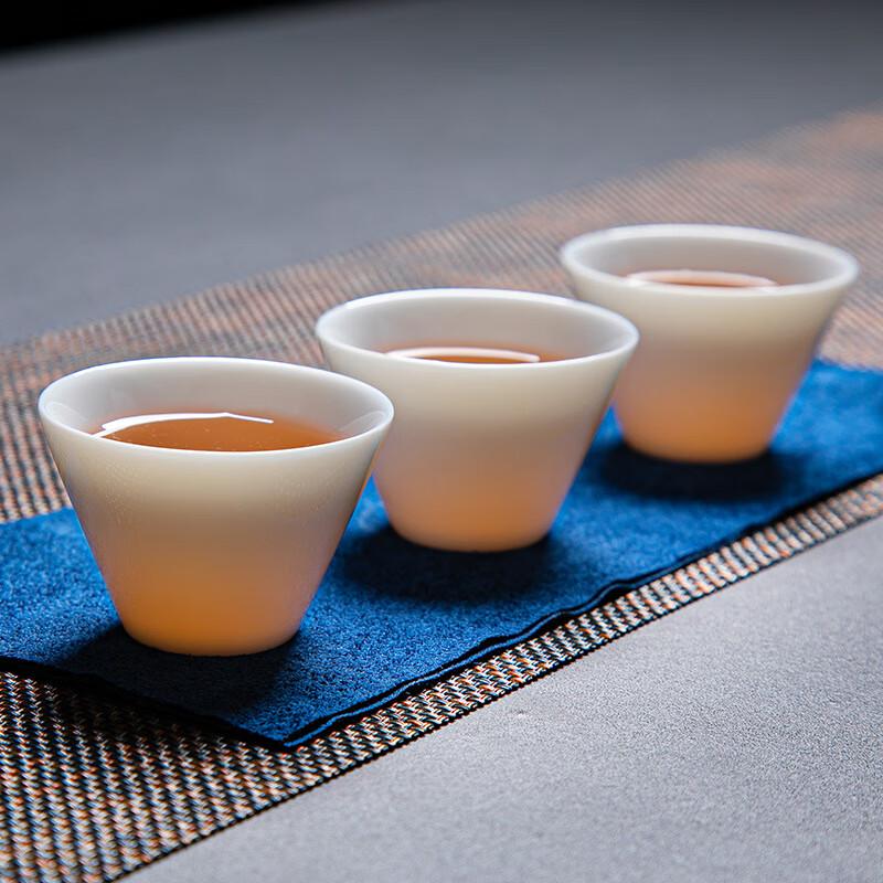 Tuopai Portable Suet Jade Porcelain Travel Tea Set