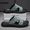 Sandals Men Flats Casual Slippers Summer Shoes 2024 New Fashion Flip Flops Beach Bohemian Outwear Shoes for Men Home Slides