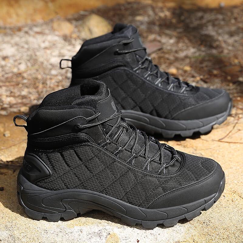 Military boots men's large size combat boots desert boots hiking shoes large size men's shoes non-slip and wear-resistant outdoor training shoes