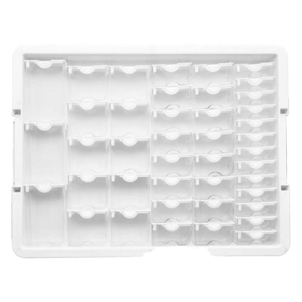 

42 отделения коробка для хранения прозрачный контейнер для алмазной живописи пластиковый съемный органайзер для ювелирных изделий чехол для бусин для ногтей прозрачный