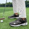 Foreign Trade New Golf Shoes Men's Rotating Buckle Lace-free Lightweight Casual Non-slip Waterproof Golf Shoes
