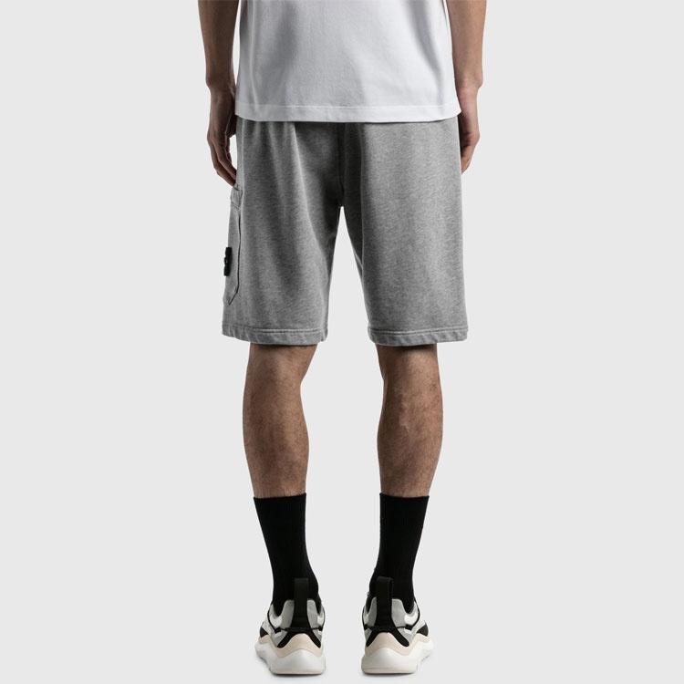 STONE ISLAND Pantaloncini Cargo Bermuda 'Grigio Melange' da Uomo 741564651-V0M64