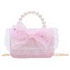 Cartoon Flower Bow Girl Decoration Children Shoulder Bag With Lace Design