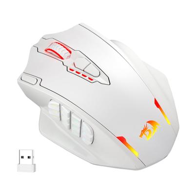 Redragon M913 Impact Elite Wireless Gaming 16000 16 Programmable 45 Hours Battery Professional Optical 12 Side MMO Mouse Mouse, DPI, Wired/Wireless