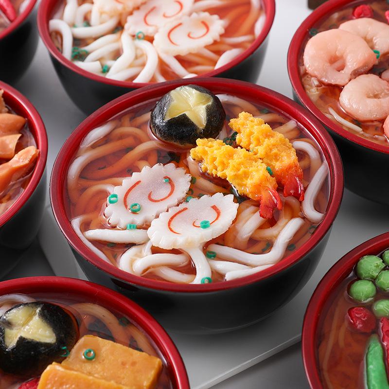Creative Udon Noodle Bowl Ramen Piggy Bank for Film and Photography Props