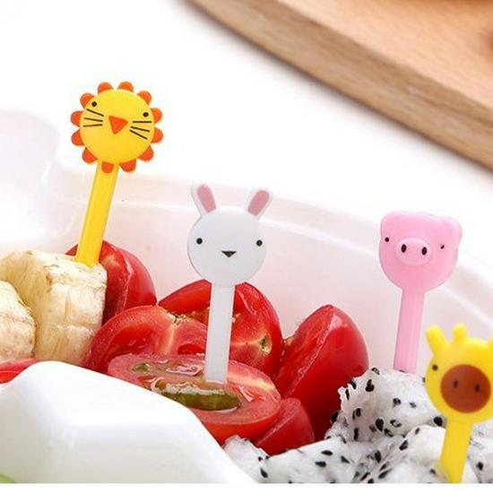 Mickey & Animal Paradise Cute Mini Bento Decoration Picks & Fruit Forks Set