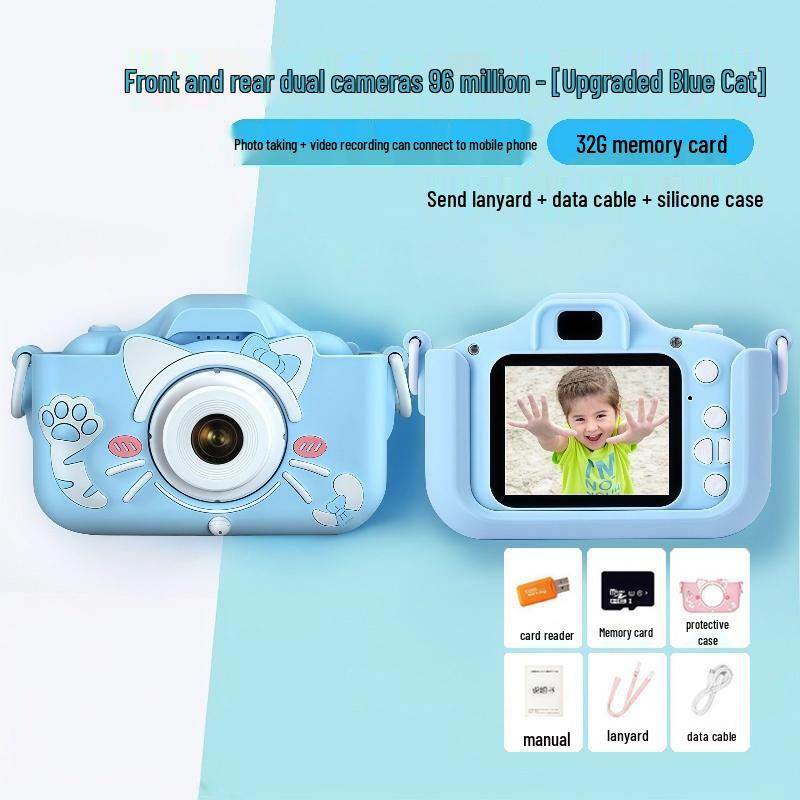 High-Pixel Children's Camera Toy for Photos and Videos - Perfect Girl's Birthday or Children's Day Gift X2-ZCM
