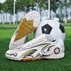 Kids Non Slip Long Short Stud Football Training Shoes