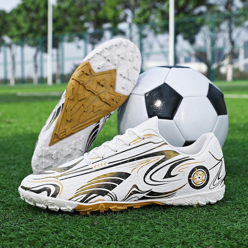Kids Non Slip Long Short Stud Football Training Shoes