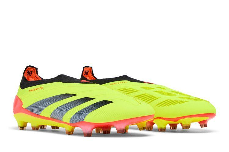 adidas Predator 24 Elite Laceless FG Team Solar Yellow Core Black Sola
