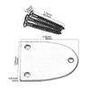 Metal Guitar Neck Plate 3 Hole Guitar Neck Joint Board Mounting Plate Durability