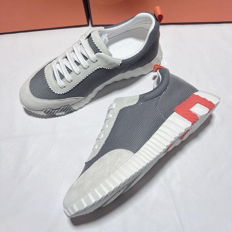 2025New Mirrored H casual sneakers, lightweight, European-style genuine leather, fashionable, unisex mesh casual shoes