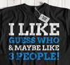 Unisex Funny Guess Who T-Shirt Party Matching Board Games Night Gifts