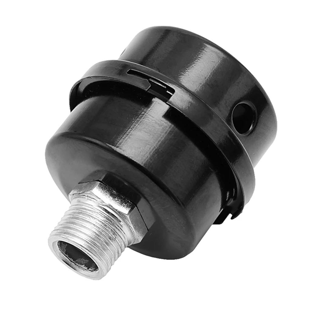 

Oilless Air Compressor Inlet Replacement Metal Housing Blower Intake Noise Muffler Machine Hardware Accessories