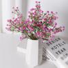 Artificial Gypsophila Baby Breath Flowers, Soft Plastic Realistic Fake Floral Design, For Home Wedding Bouquet & Photo Props