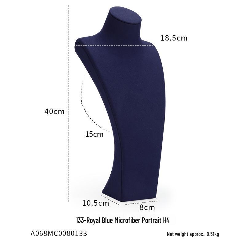 Weiyuanpeng Ultra-fiber Mannequin Necklace Display Stand