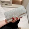 Luxus Pailletten Abendtaschen Gold Silber Clutch Tasche Ketten Taschen Damen