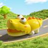 Juguete de Cocodrilo de Cuerda Sin Pilas Cocodrilo que se balancea y gatea Juguete Educativo Interactivo de Animal con Mecanismo de Reloj para Niños Pequeños Niños Niñas