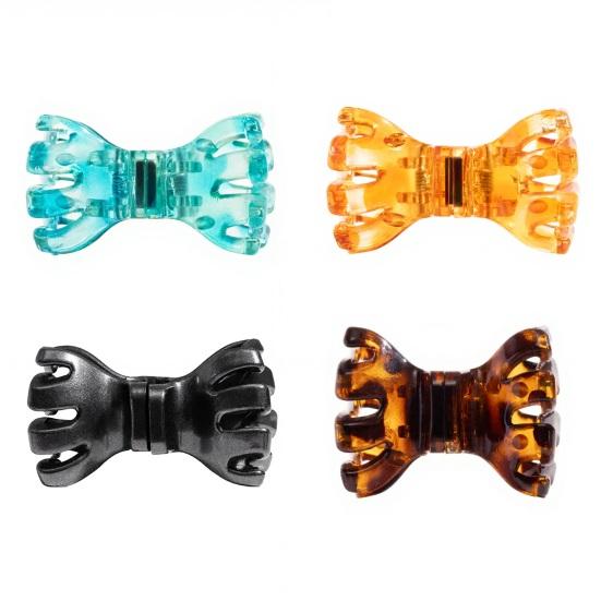 Magnetic Hair Clip Bowknot Shape Strong Hold Girl Hair Clip No Slip Half-up Hairstyles Hair Pin Hair Accessory