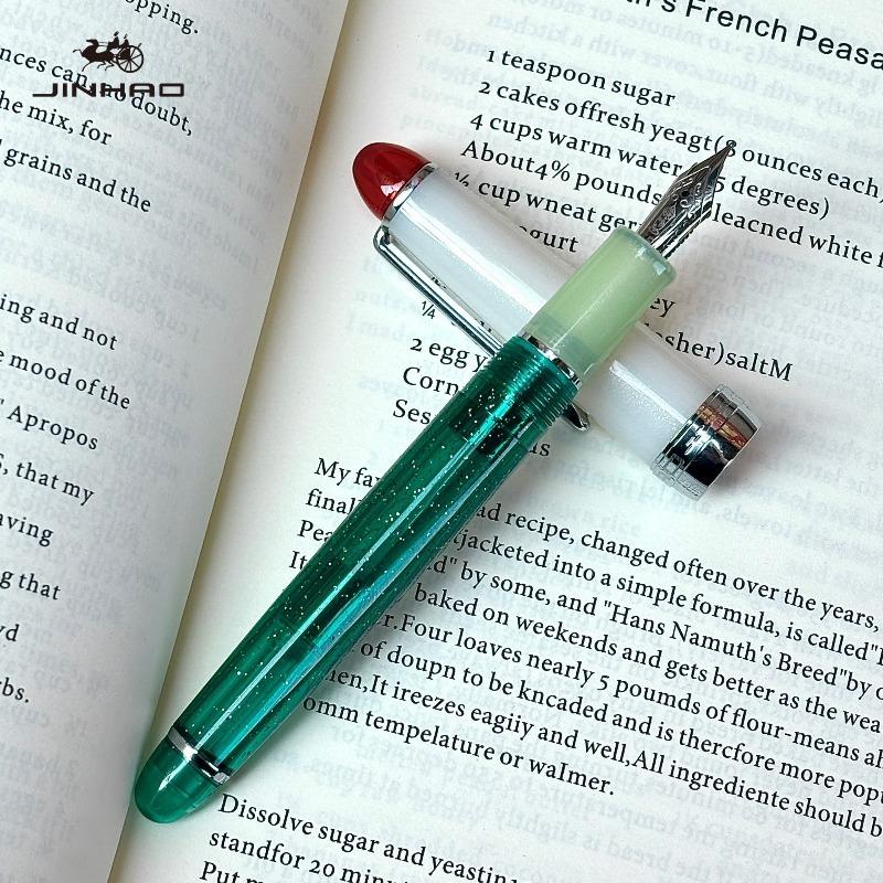 2026 Limited Edition! JINHAO 82 Plus Acrylic Fountain Pen Melon Soda Cream Shape Nib Stationery Office School Supplies