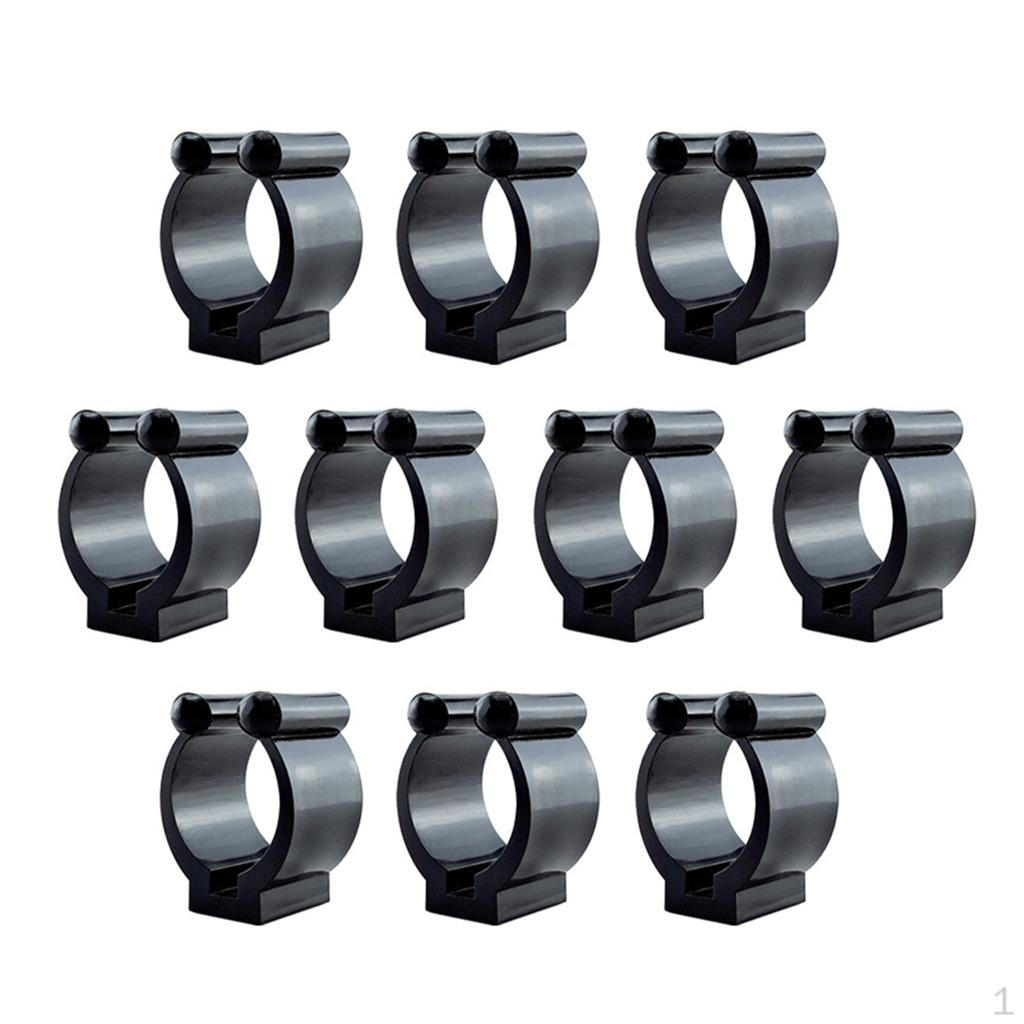 

10 шт. пластиковый держатель для удочек с рычагом для рыбалки 24mm Diameter