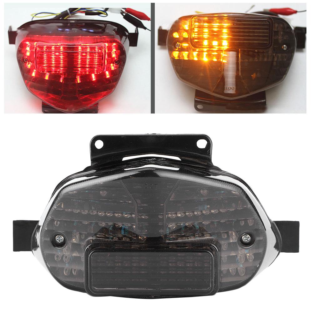 LED Tail Light Smoky Lens Integrated Turn Signals Lamp Fit for Suzuki GSXR600 750 GSXR 1000