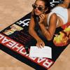 Rock Band Radiohead Bath Towel Microfiber Soft Water Absorbing Breathable For Girl Kids Decorative Cartoon Beach Towel