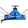 Tube Roller Bender for Mild Steel Copper Aluminum Manual Heavy Duty Metal Bending Machine Square Round Pipe Bender 150mm Vertica