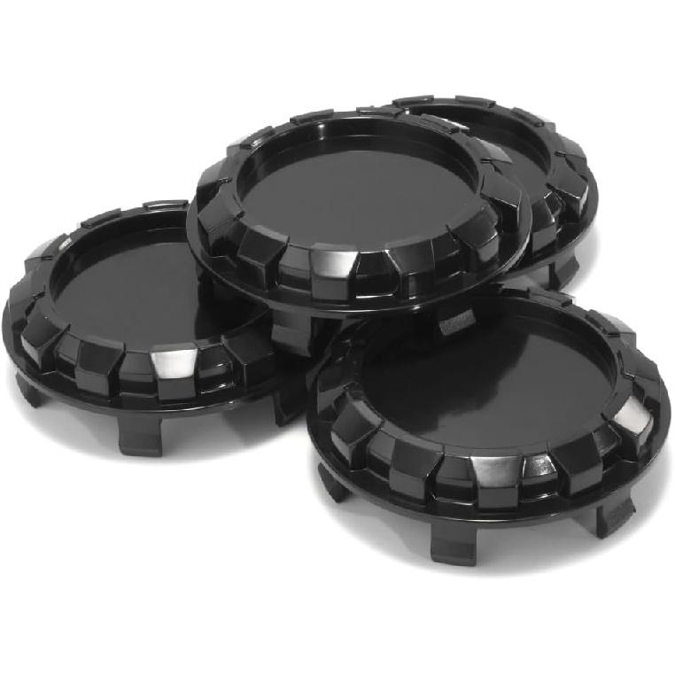 RTRHINOTUNING 83mm(3,27 Zoll)/76mm(2,99 Zoll) Radnabendeckel für 2007-2013 Avalanche Silverado Tahoe 88963143 9595891, 4 Stück Felgendeckel Schwarz
