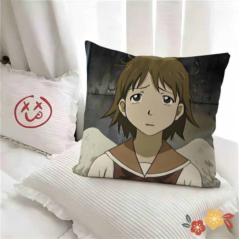 pc Anime Haibane Renmei Pillow Case Fashion Square Pillowcase Bedroom Sofa Room Ins Decoration Leisure