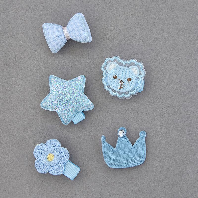 

Korean Style Baby Hair Clip: Fabric Bow & Pompom for Toddlers