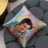 Styles H-Harry Styles British singer Cushion Cover Reversible Plush Pillow Cover – For car, sofa, bedroom, perfect as a gift.