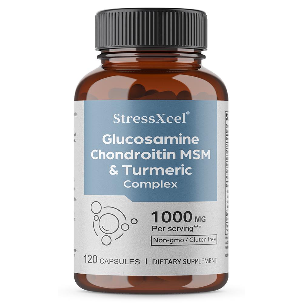 

Glucosamine Chondroitin Msm And Turmeric Complex, Vitamin C, 120 Capsules Per Bottle 120 Capsules
