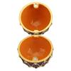 Egg Shape Trinket Boxes Vintage Exquisite Rhinestones Trinket Boxes with Hinged for Living Room