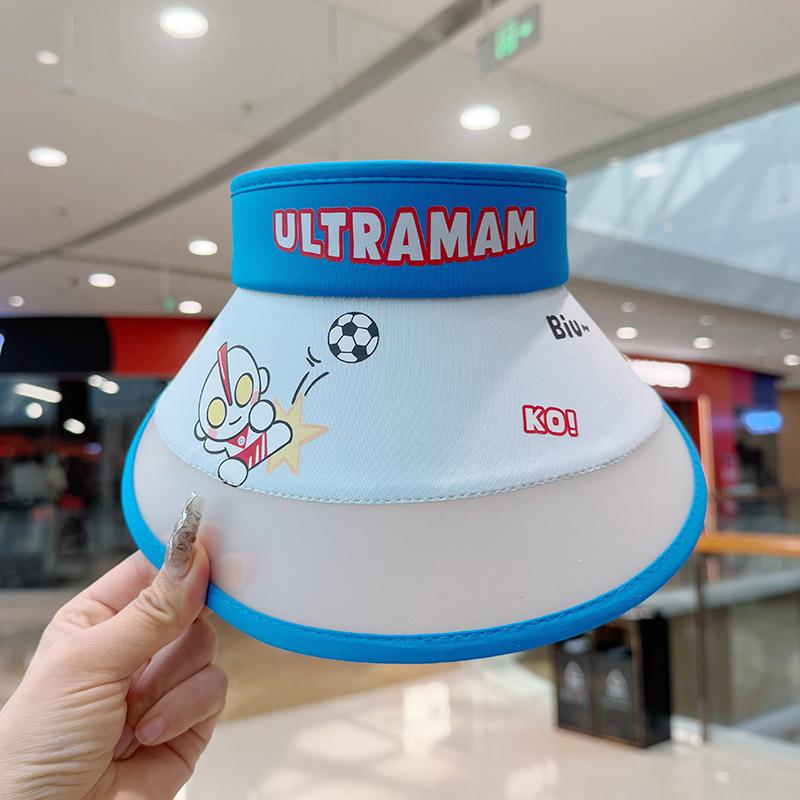 Children's Hat Girl Cartoon Big Hat Brim Sun Protection Hat Little Girl Outdoor Summer Sky Top Sun Hat