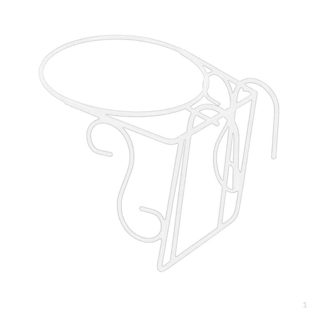 Railing Flower Pot Hanging Basket Planter Iron Art,Multipurpose,Potted Display Rack