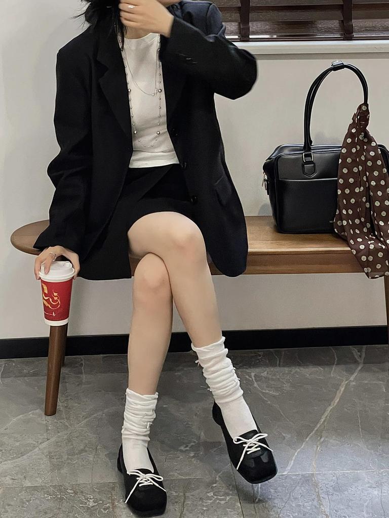 2025 Women's British Low-Cut Square Toe Mary Jane Shoes