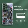 Grey Mechanical Interior For Samsung Galaxy S24 Plus S20 21 FE S23 Ultra S8 9 A70 72 73 50 51 52 53 Tempered Glass Phone Case