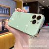 Applicable to iPhone11promax electroplated glass mobile phone case large window Apple 11 simple solid color all-inclusive sheath