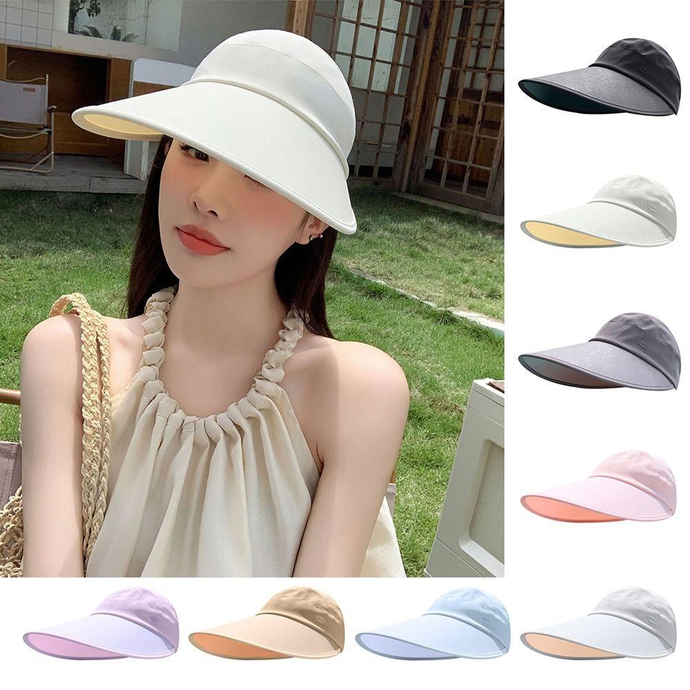 

Letter Embroidered Sun Hat UV Protect Sunshade Hat Fashion Fisherman Hat 8