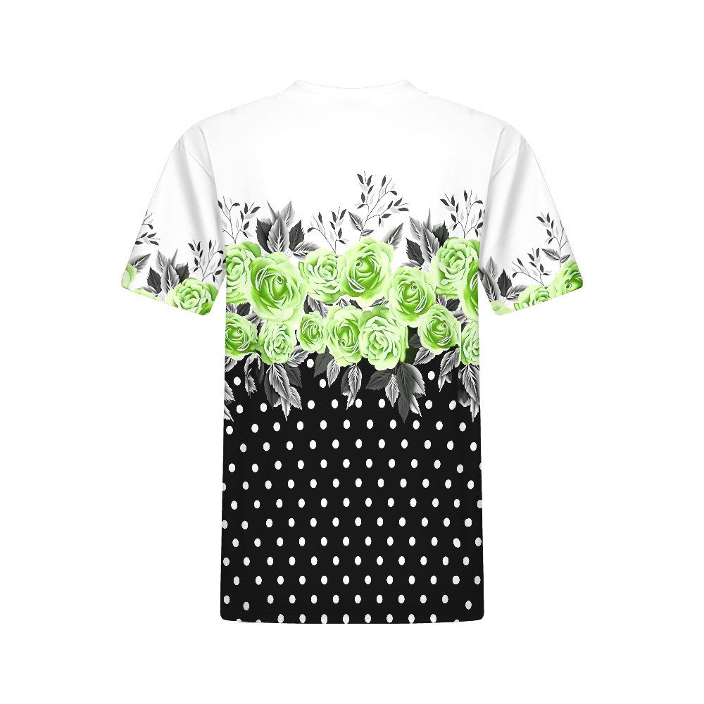 Animal Pattern T-shirt 3d Printed Tops Vintage O Neck Short Sleeve T Shirts