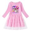 Vestido de Princesa Estilo Coreano Demon Slayer - Opciones de Manga Corta para Verano y Manga Larga para Primavera/Otoño